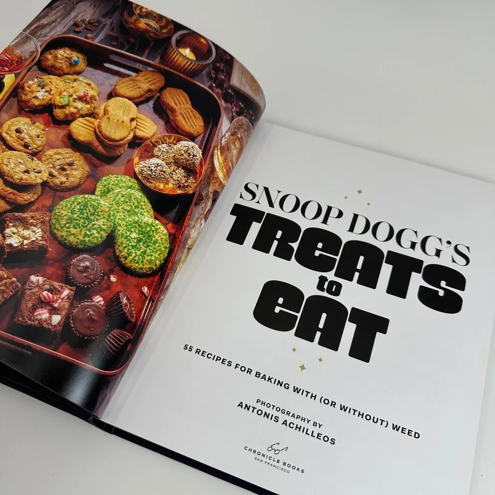 Snoop Dogg Treats to Eat Cookbook Baking Recipes With (Or Without) Weed Edibles